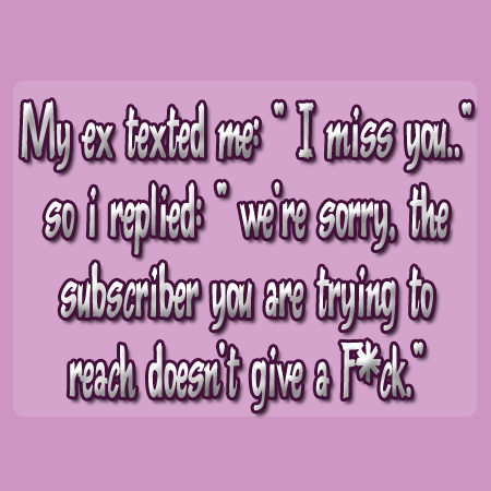 my ex texted me my ex texted me